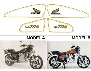 グラフィック デカール ステッカー 車体用 / ホンダ CX400 CX500 カスタム / 1983