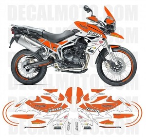 グラフィック デカール ステッカー 車体用 / トライアンフ TIGER 800 XC タイガー 800 XC 2010-2014 / ICON DAKAR