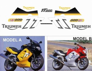 グラフィック デカール ステッカー 車体用 / トライアンフ TT 600 / 2000