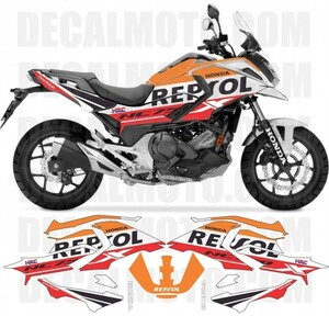 グラフィック デカール ステッカー 車体用 / ホンダ NC750X ( RC90 ) / REPSOL レプソル