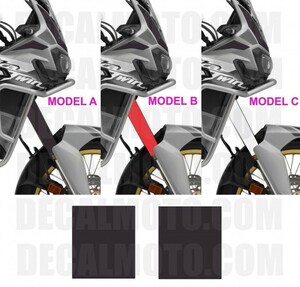 グラフィック デカール ステッカー 車体用 / ホンダ CRF1000L アフリカツイン 2016- ( SD04 ) / フロント フォーク カバー プロテクトA