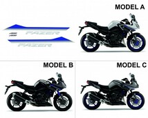 グラフィック デカール ステッカー 車体用 / ヤマハ FZ8 FZ-8 FAZER フェザー / BLUE RACE 2008-2015_画像1