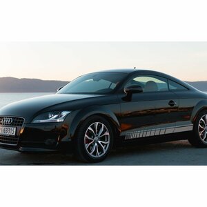 グラフィック デカール ステッカー 車体用 / アウディ TT TTS TT RS 8J/FV/8S/ Audi サイドドアストライプス バイナル