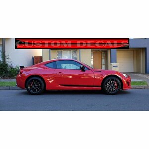 グラフィック デカール ステッカー 車体用 / スバル BRZ ZC6型 2012- / 2X アンダー サイド ドア バイナル クラシック スタイル