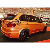 グラフィック デカール ステッカー 車体用 / BMW X5 / 2X リア トランク サイド エアロ バイナル タイガー X5パワー 4X4 デザイン_画像4