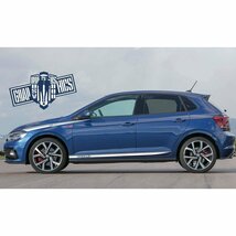 グラフィック デカール ステッカー 車体用 / VW フォルクスワーゲン ポロ POLO 1994-2021 / ４X ボンネット サイド ストライプ GTI_画像2