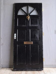  Англия античный стекло ввод дверь дверь двери 11060