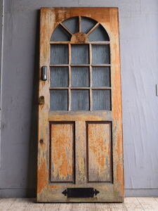  Англия античный стекло ввод дверь дверь двери 11071