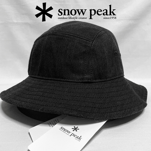 スノーピーク SNOW PEAK TAKIBI Denim Hat 新品未使用　BLACK