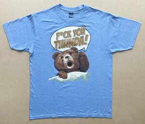 TED（テッド） 丸首Tシャツ RIPPLE JUNCTION Lサイズ ライトブルー　映画Tシャツ