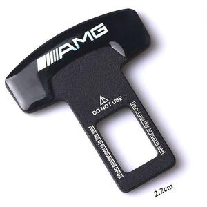 送料無料 AMG メルセデスベンツ Mercedes Benz シートベルト バックル エクステンダー ブラック 黒