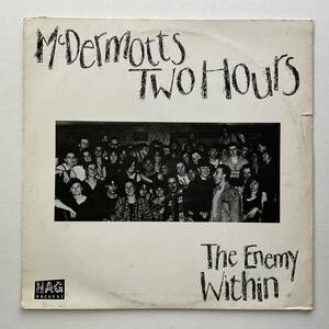 レコード LP McDermott's 2 Hours The Enemy Within 1989 w/Inner 激レア Folk World Country Punk コレクション放出