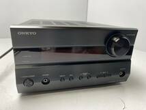 ★ONKYO オンキョー★SA-205HDX AVセンサー ブラック【中古/現状品/通電確認のみOK/動作未確認ジャンク】_画像2