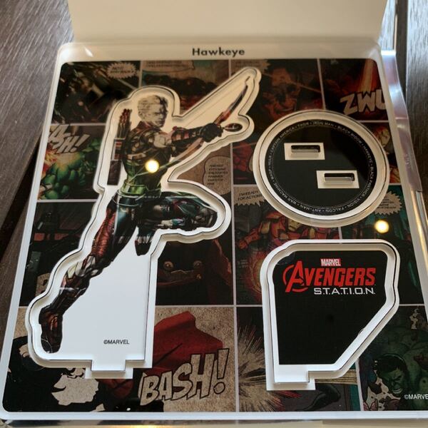 アベンジャーズ展 六本木 アクリルスタンド ホークアイ マーベル グッズ 展覧会