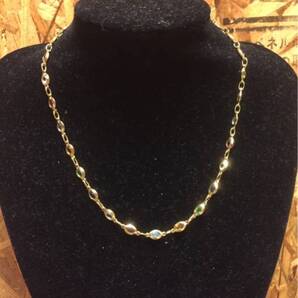 CI 20MLS ネックレス チェーンのみ 女性用 レディースアクセサリー 金色 服飾品 装飾品【2975】A