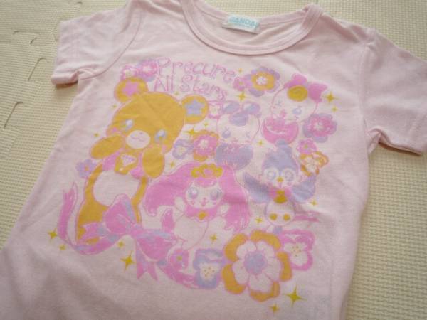 送料無料 プリキュアオールスターズ 半袖Tシャツ ピンク 100cm 新品