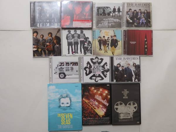 【送料無料!】即決●THE BAWDIES●豪華アルバム&シングルCD&DVD14枚セット●ザ・ボゥディーズ