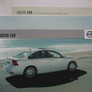 <送料込 匿名取引> ボルボ VOLVO S40 カタログ 諸元表/価格表付属