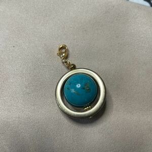 18 millimeter turquoise .hema tight ring. strap # pendant head 