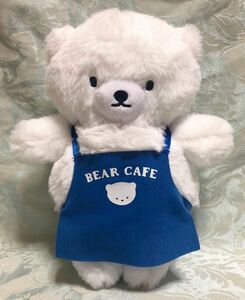 BIGぬいぐるみ しろいくまのいる生活 ぬいぐるみ LITTLE KOCKA BEAR CAFE しろくま シロクマ 白くま 白熊 白クマ くま クマ 熊 エプロン