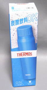 サーモス THERMOS保冷炭酸飲料ボトル 0.5L ライトブルーFJK-500-LB