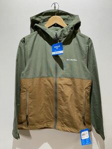 * Columbia Colombia mountain parka sizeM khaki × beige lady's new goods unused tag attaching 