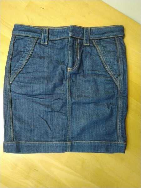 SALE セール 中古 GUCCI グッチ デニムスカート デニムミニスカート 試着のみ使用 Gucci Denim skirt 送料無料