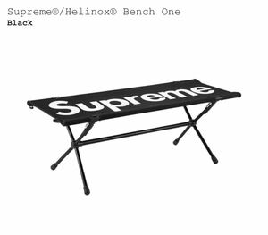 Supreme / Helinox Bench One BLACK