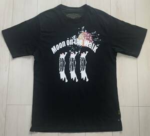 masterground　半袖　Tシャツ 【 M / 黒 / ブラック 】Moon on the Walk　ラクダ　デザイナー アート 系 アパレル