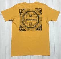 ブラフマン　半袖 ツアー 限定 Tシャツ 【 イエロー / 黄 / M 】 BRAHMAN　Tour 2018 bonnoku　孔雀　鳥　アジアン　_画像2