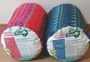 2つ 新品 Coleman(コールマン)寝袋 キッズ