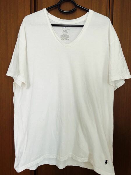 【アメリカ製古着】PoloVネックTシャツ 半袖Tシャツ Tee