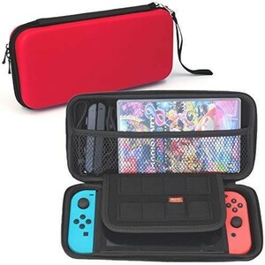 【在庫品のみ】 Nintendo Switch ケース 【04.ブラック】 収納 大容量 バッグ EVA素材 耐衝撃 switch-case-kr