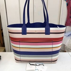 美品 kate spade A4 リバーシブルトートバッグ