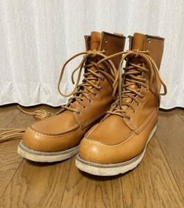 [REDWING] 9877 dog tag reissue Gold la set long Irish setter leather boots 9.5D USA made Red Wing 