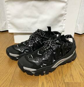 美品☆[Calvin Klein 205W39NYC by Raf Simons] CARSDAT ダッドスニーカー 42 ブラック カルバンクライン ラフシモンズ