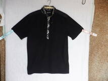 ＭＡＬＥ　＆　ＣＯ．　　（株）タカキュー　　　半袖　　ポロシャツ　　黒　　Ｍサイズ 　　_画像1