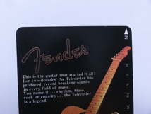 Fender　フェンダーテレキャスター　テレホンカード_画像2
