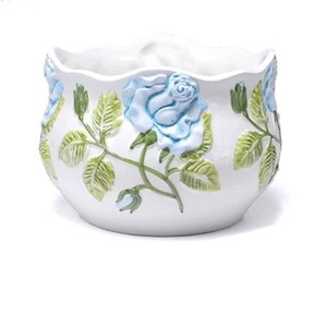  beautiful blue rose rose. plant pot blue rose rose. planter hole ... - 