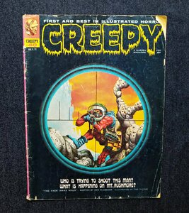 1971年 Creepy Warren Magazine ホラーコミック/イラスト 洋書 Tom Sutton/Dave Cockrum/Gary Kaufman/Pablo Marcos/George Roussos