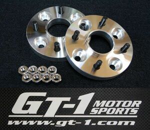 GT-1 モータースポーツ製　タイプⅢ日産車φ66 ワイドトレッドスペーサー 15㍉　114.3-4H　M12×P1.25　ウイングロードY11