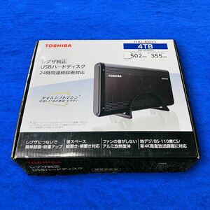 未使用　タイムシフト対応　TOSHIBA　レグザ純正　USBハードディスク　4TB THD-400V3(6789)