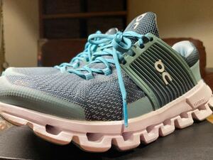 on Cloudswift オン ランニング クラウドスイフト women US6.5 レディース Teal/Storm サックスブルー23.5cm マラソン 箱付17,380円