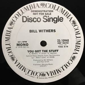 【コピス吉祥寺】BILL WITHERS/YOU GOT THE STUFF(2310948)