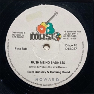 【コピス吉祥寺】ERROL DUNKLEY /RANKING DREAD/RUSH ME NO BADNESS(DEB027)