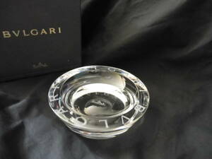 新品箱付 BVLGARI トレー クリスタル 小物 ローゼンタール ブルガリ クリスタル