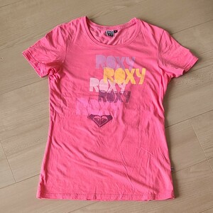 ロキシー 半袖Tシャツ　ROXY　ピンク　Tシャツ　トップス　S～M