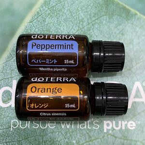 ドテラ doTERRA ペパーミント オレンジ エッセンシャルオイル