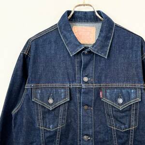 希少 《 Good Condition / 2001年 / 日本製 / Size 42 》2000s 美品【 LEVIS 557XX サード 濃紺 デニム ジャケット ビンテージ LVC 】