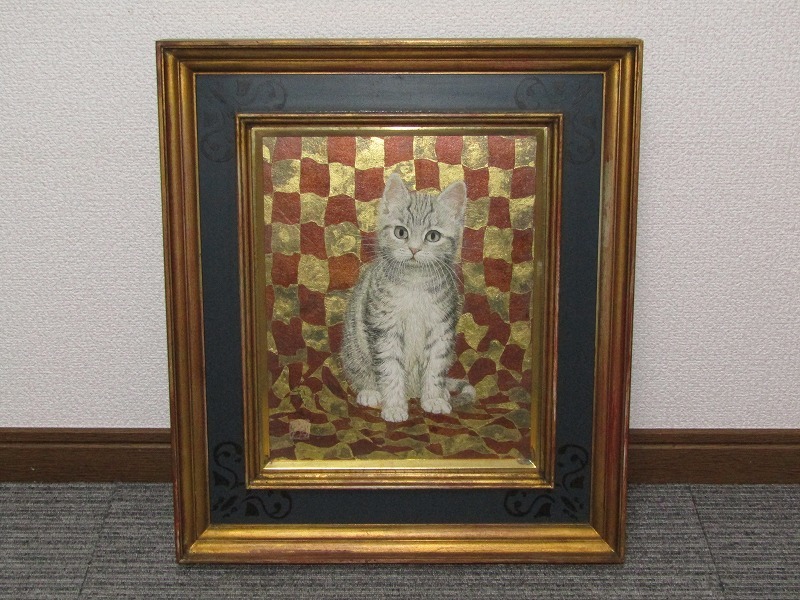 ヤフオク! -日本画 猫(美術品)の中古品・新品・未使用品一覧